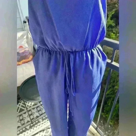 NWT- My Beloved Jumpsuit-Size Medium-Blue - Picture 2 of 9